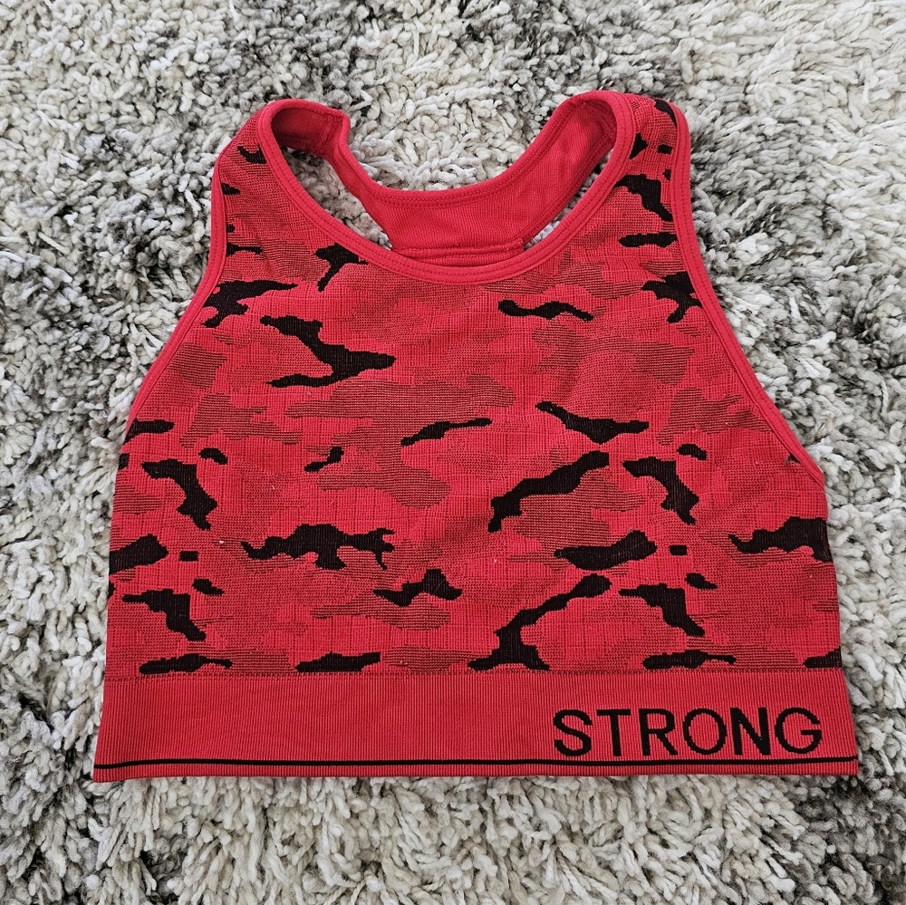 Small Bella Active Red Sports Bra